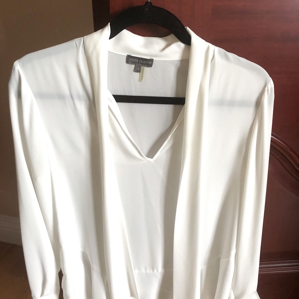 Vince Camino white blouse